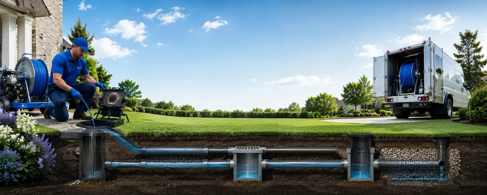 Outdoor drain cleaning information for Ashford, WV
